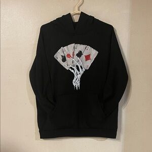 Black Graphic Hoodie